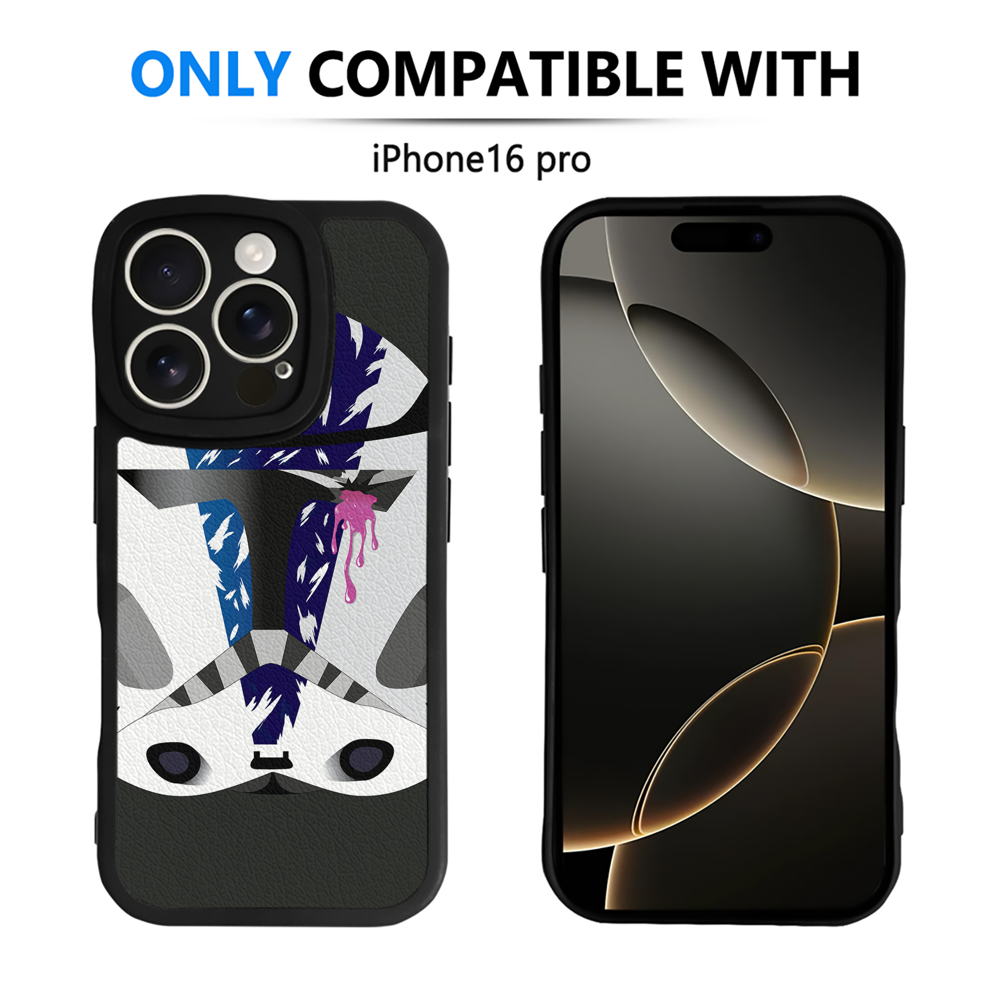（画像用） スター・ウォーズ Star Wars 【iPhone 16シリーズ対応】シリコンスマホケース（レザー調） 材質：シリコン